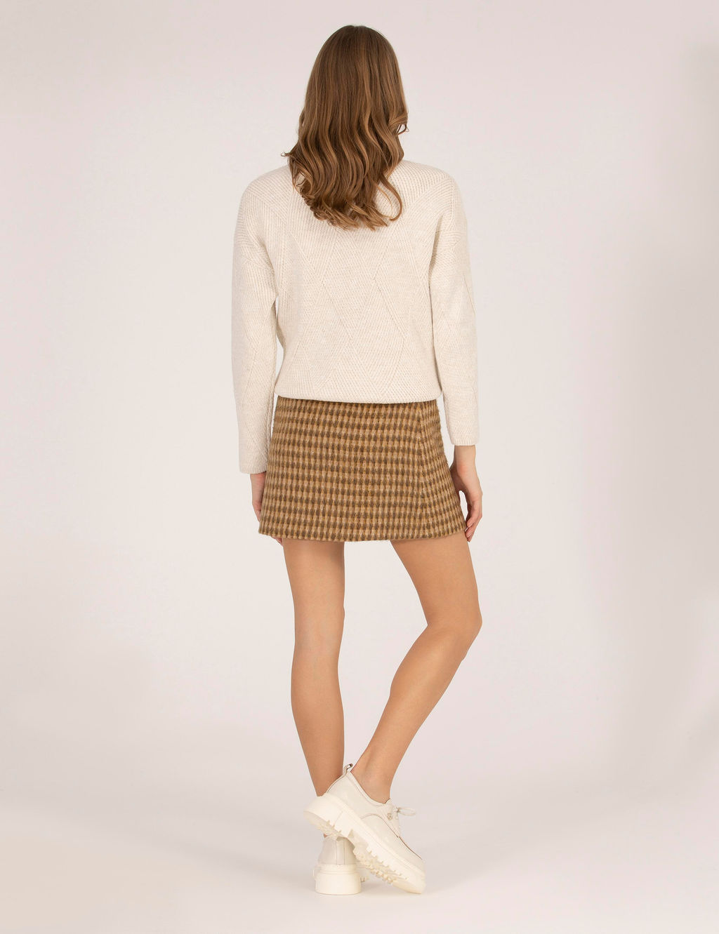 Юбка Pierre Cardin коричневая A‑силуэт