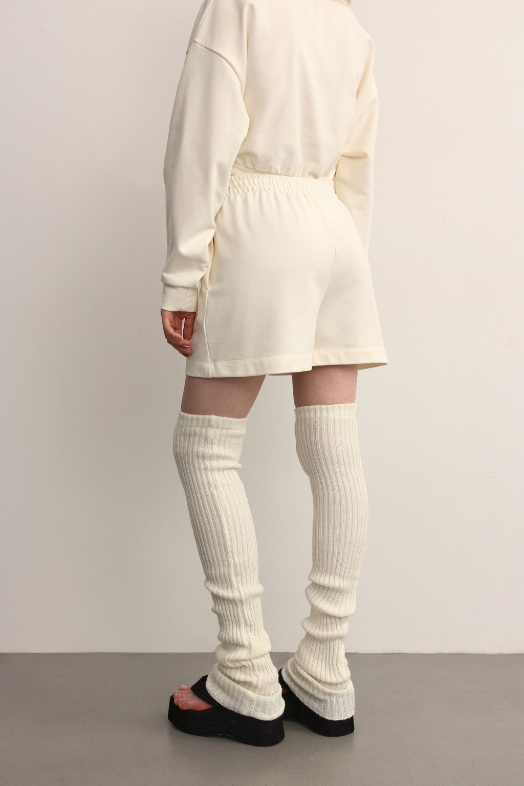 Шорты из футера укороченные - Mollis фото 4