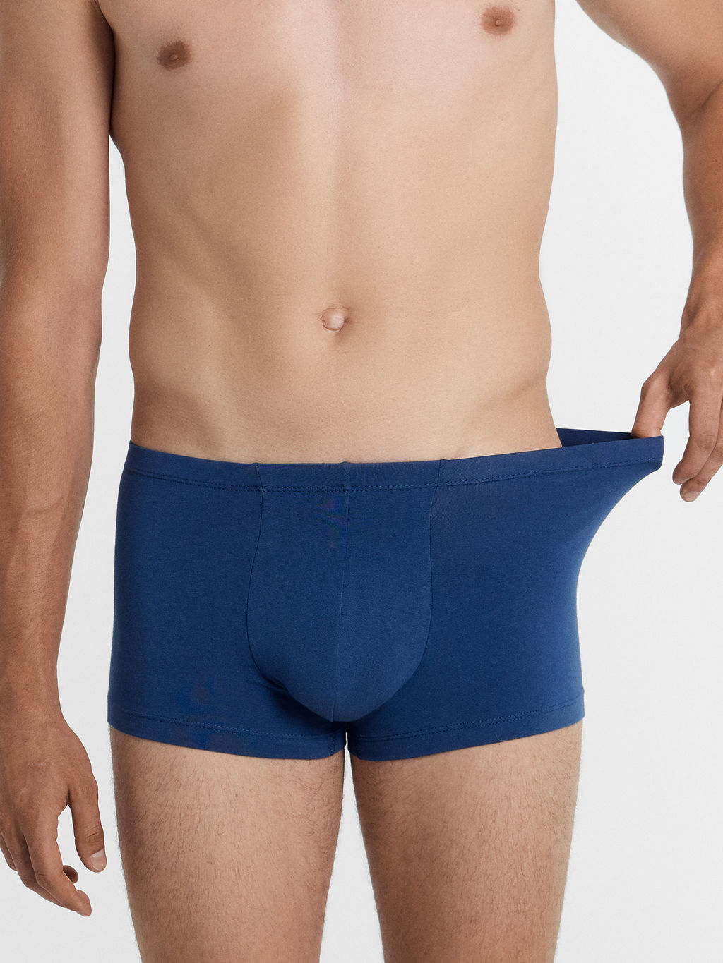 Трусы мужские боксеры мультипак (2 шт.) в сине-сером и пыльно-голубом цвете сине -серый +пыльно -голубой 411122-2 - Mark formelle фото 2