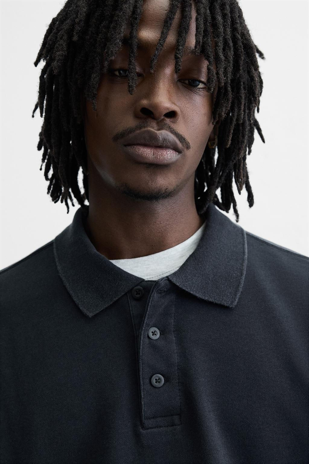 RELAXED FIT POLO SHIRT - Zara фото 5