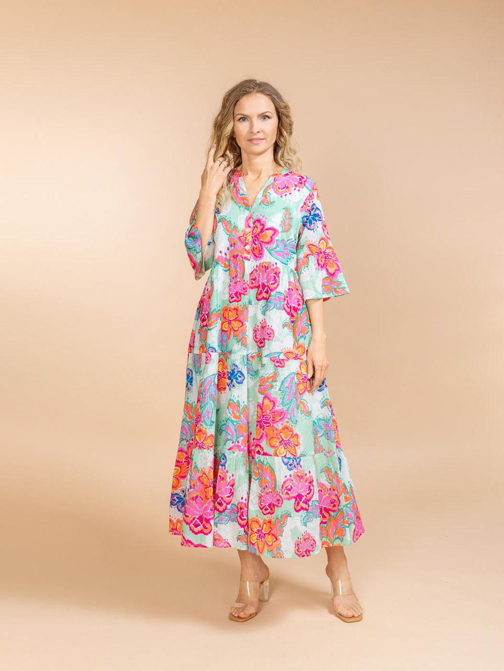 Платье (хлопок) №25-600-2 (Лето 2025) - Ганг фото 5