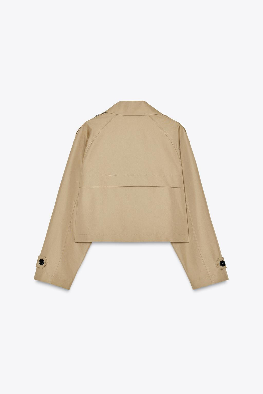 SHORT DOUBLE-BREASTED JACKET - Zara фото 6