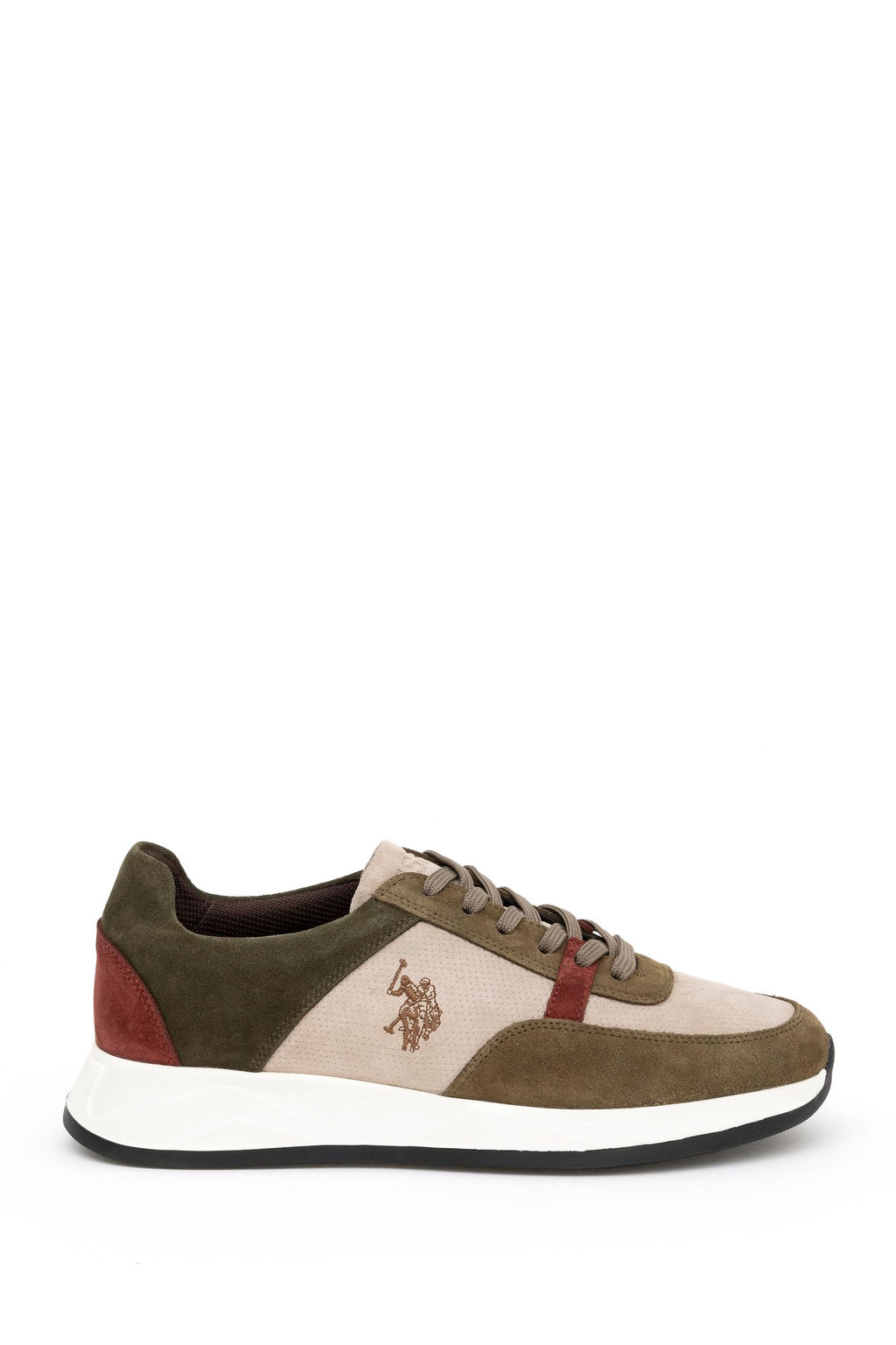 Мужская бежевая спортивная обувь - U.s. polo assn фото 11