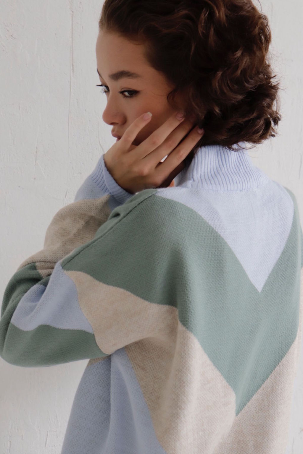 10344 Свитер мятно-голубой - Martichelli фото 5