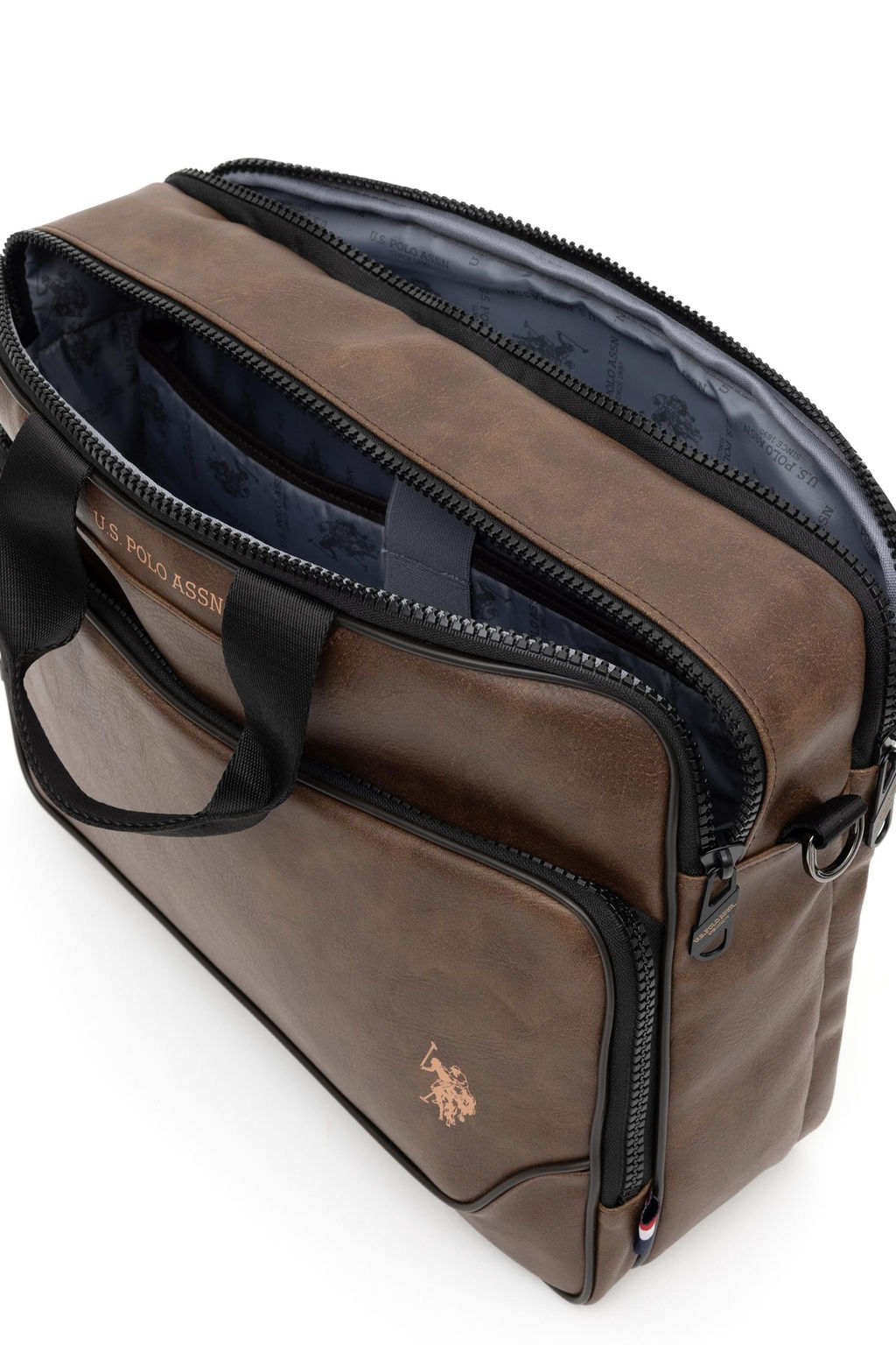 U. S. Polo Assn / Мужская черная сумка - U.s. polo assn фото 5