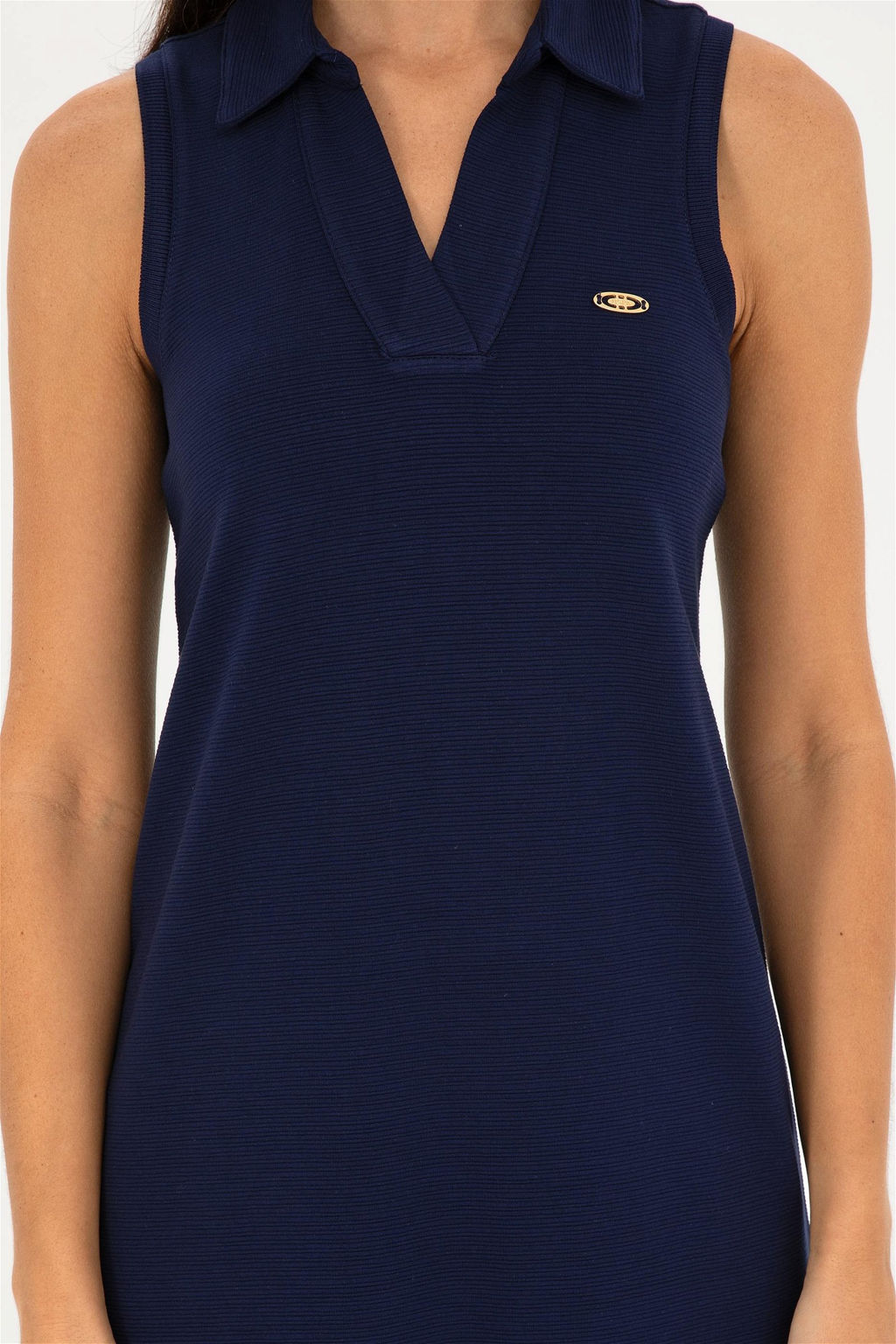 Женское темно-синее трикотажное платье Неожиданная скидка в корзине - U.s. polo assn фото 5