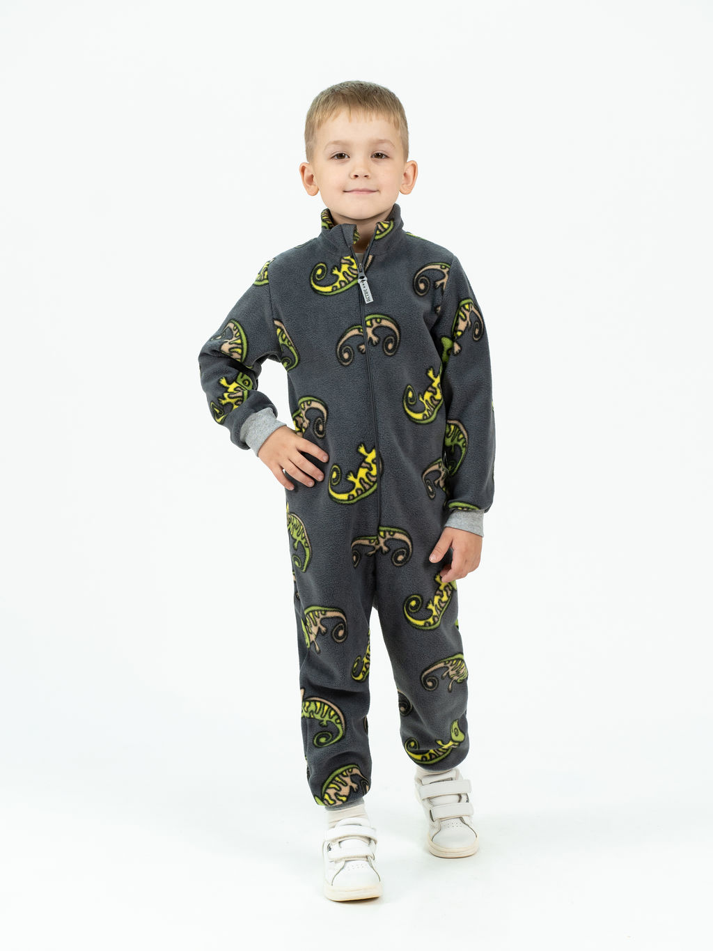 Комбинезон детский антрацит хамелеон