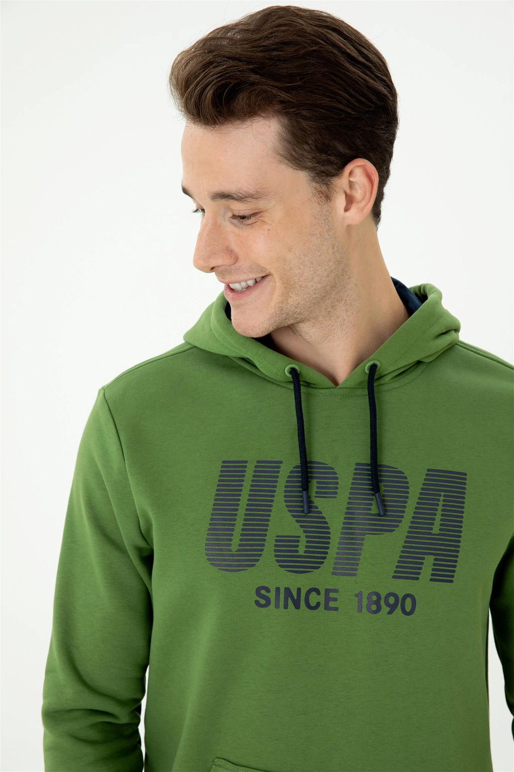 Мужской зеленый свитшот Неожиданная скидка в корзине - U.s. polo assn фото 2