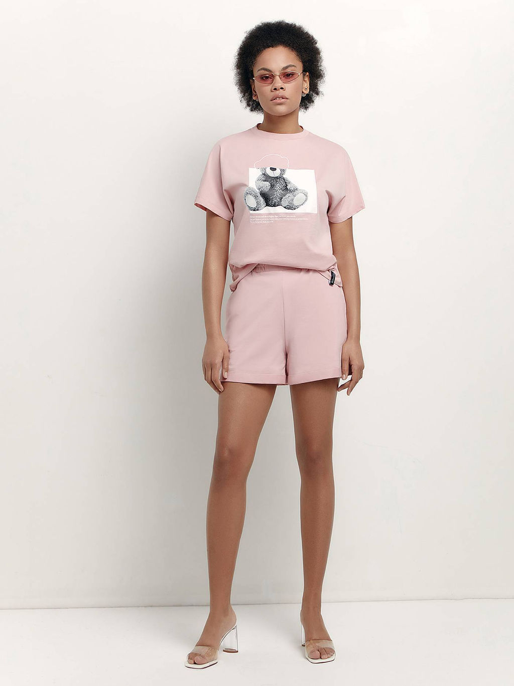 CONTE Шорты А-силуэта из футера с боковыми карманами LS 1638 romantic pink romantic pink