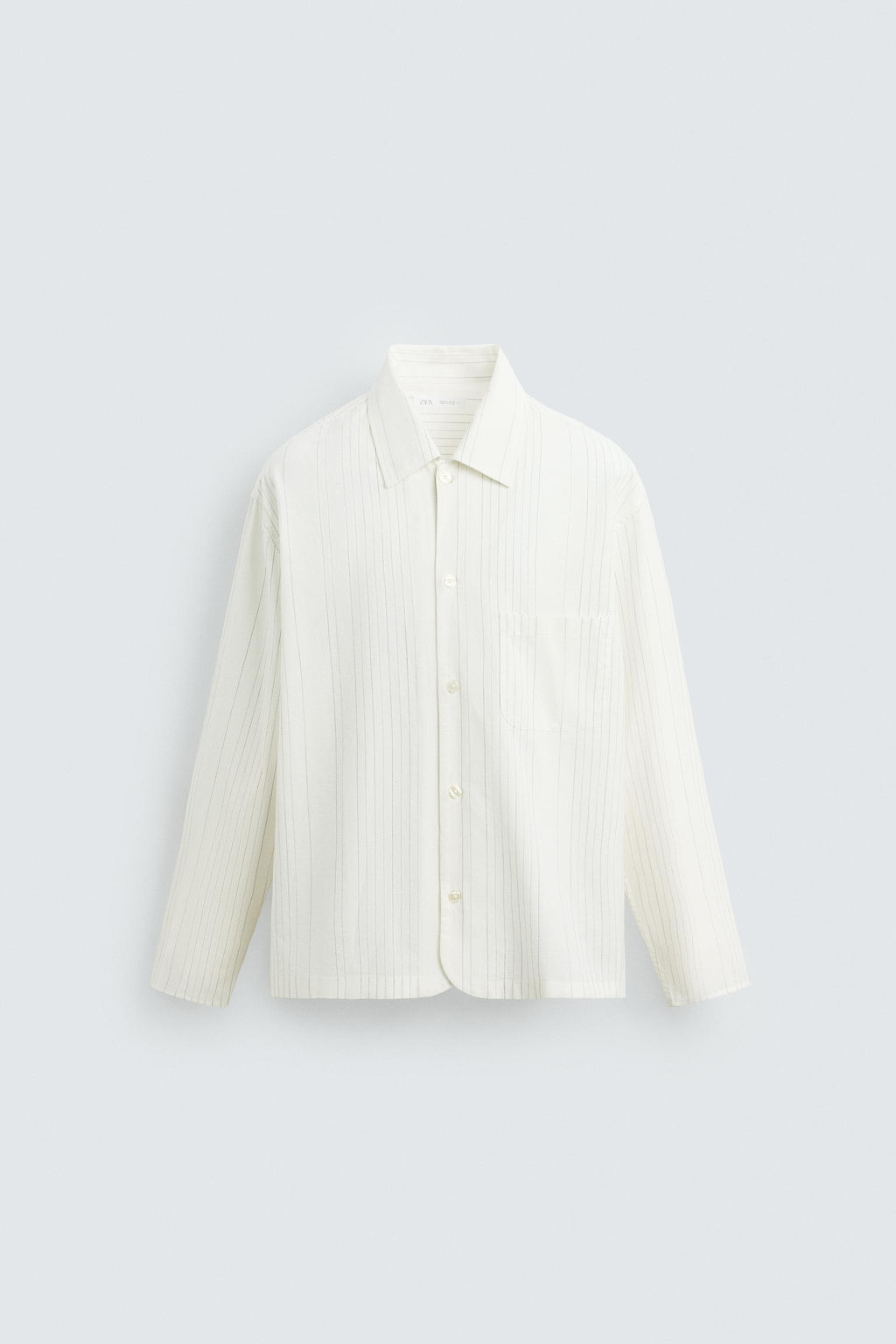 STRIPED TEXTURED SHIRT - Zara фото 17