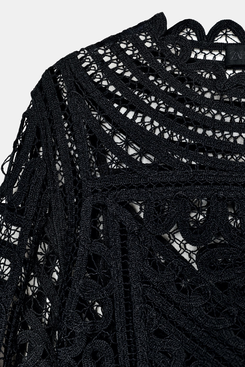 CROCHET BLOUSE ZW COLLECTION - Zara фото 8