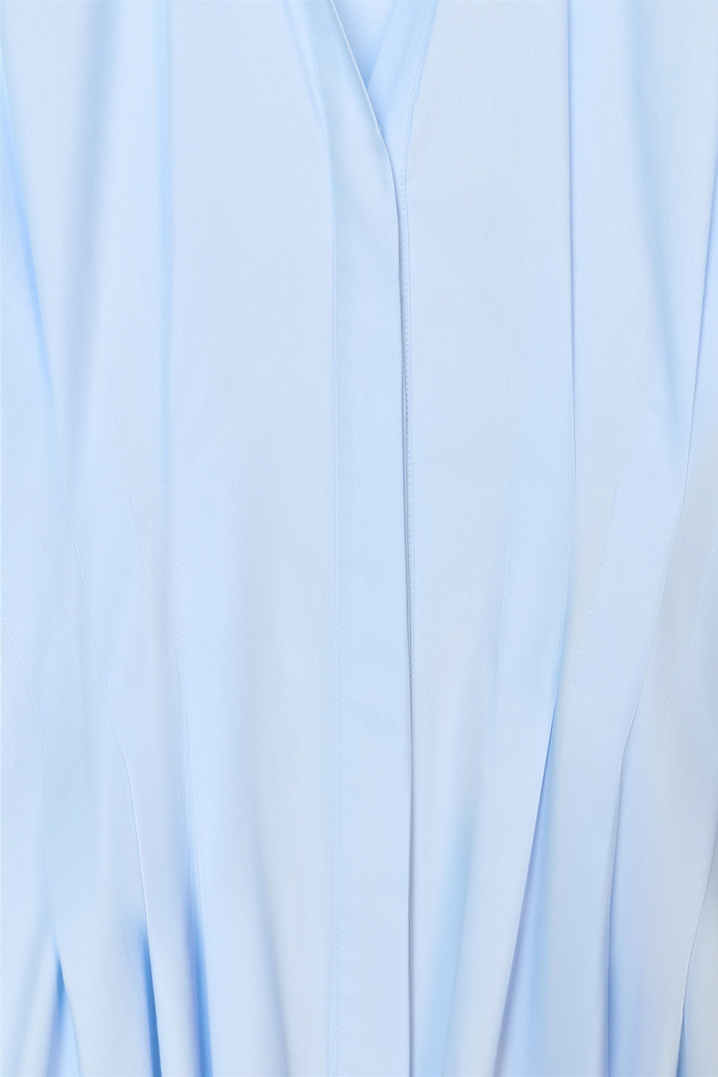CAMISA POPEL?N PLIEGUES / Azul claro - Zara фото 10