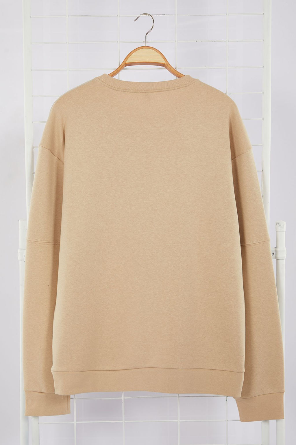 Tas Oversize/Genis Kesim Biyeli 100% Pamuk Sardonsuz Sweatshirt TMNAW25SW00034