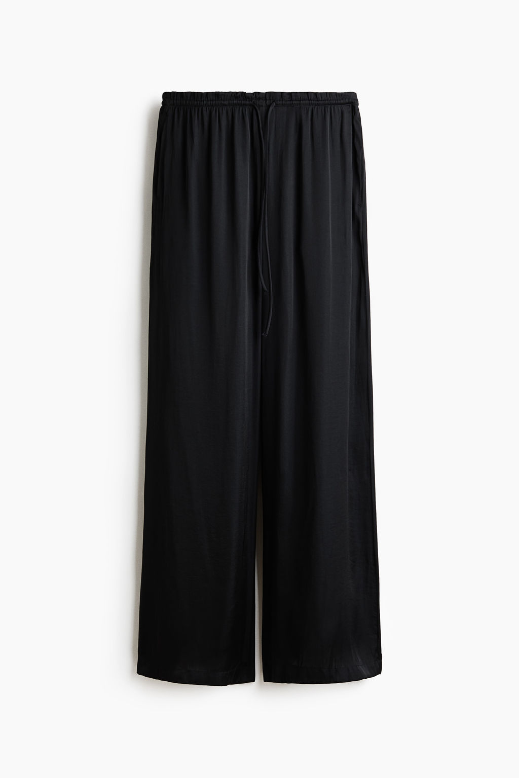 Pantal?n de sat?n con cord?n de ajuste - H&m фото 4