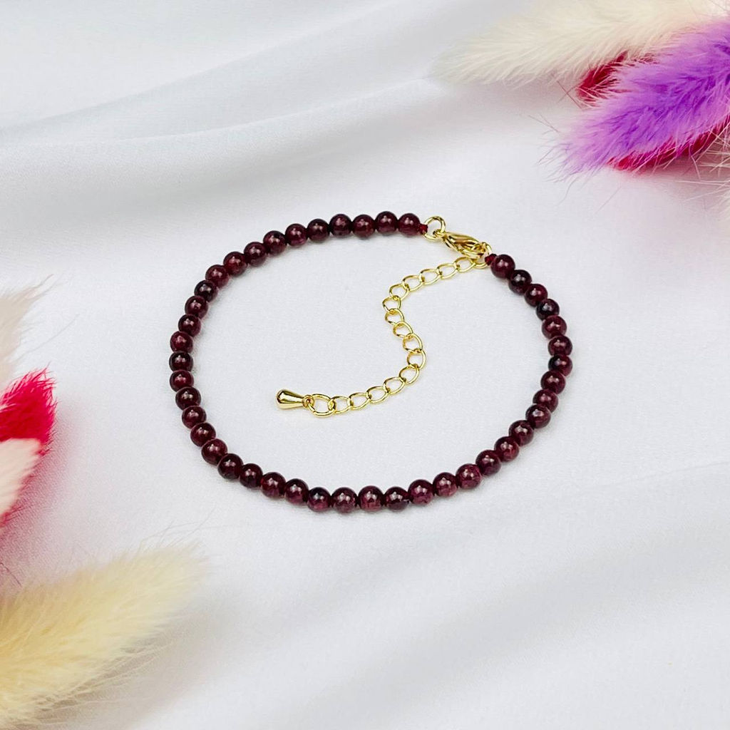 Браслет из Граната - Радуга самоцветов фото 2