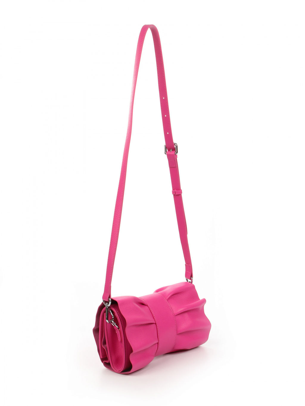 LACCOMA сумка АУ4725-П-фуксия натуральная кожа хлопок