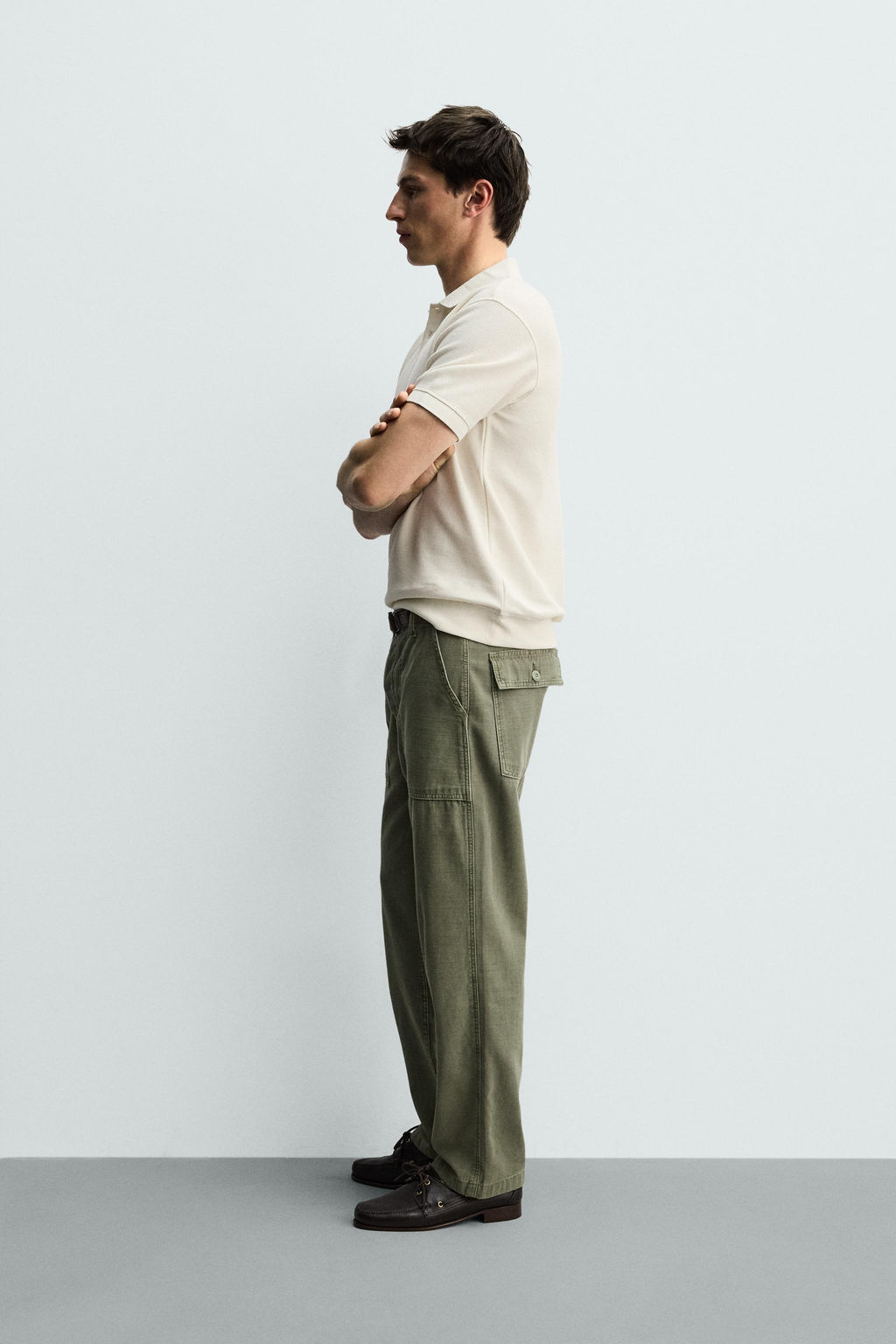 POLO PIQU? REGULAR FIT / Crudo - Zara фото 4