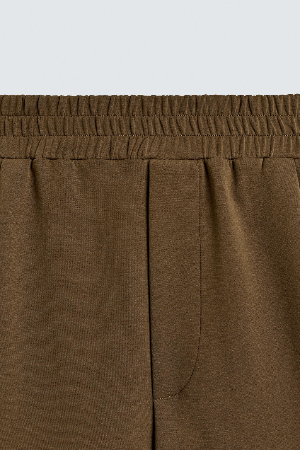 BERMUDA RELAXED FIT SOFT PLIEGUES / Marr?n - Zara фото 8