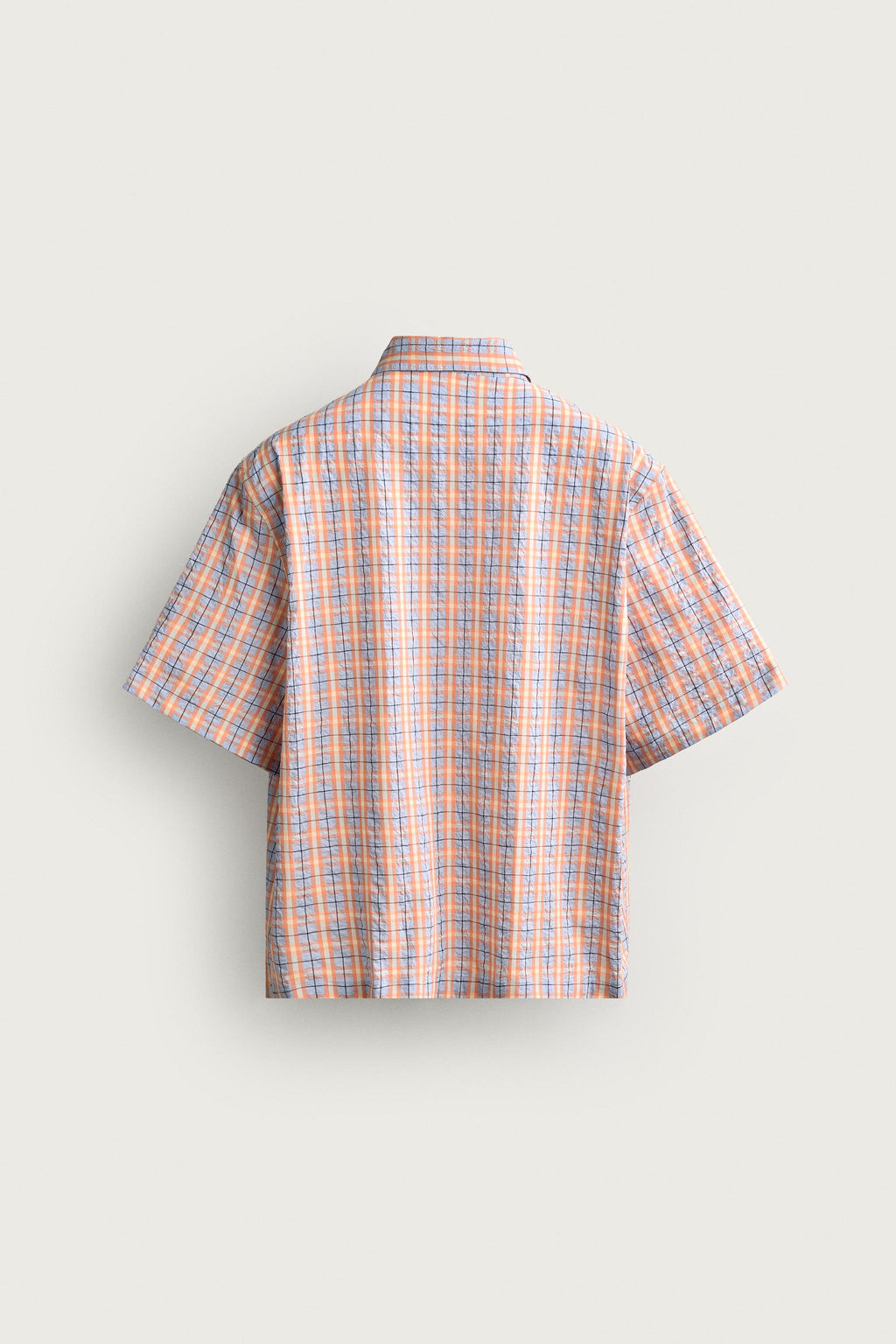 CAMISA RELAXED FIT CUADROS RELIEVE / Multicolor - Zara фото 7