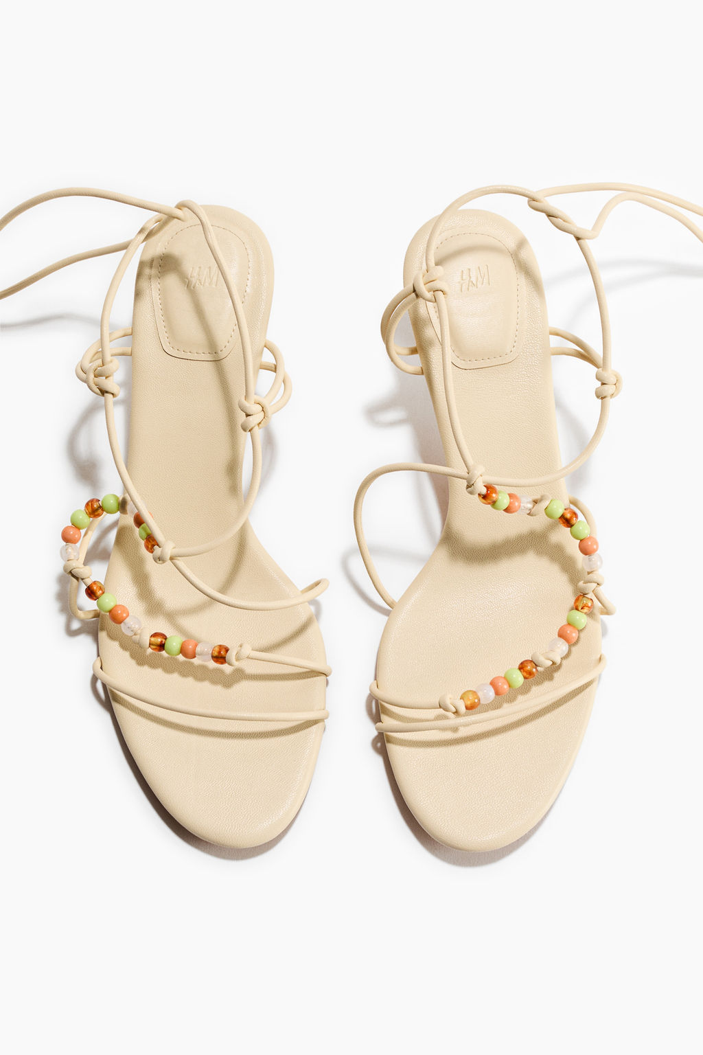 Kitten-heeled strappy sandals - H&m фото 4