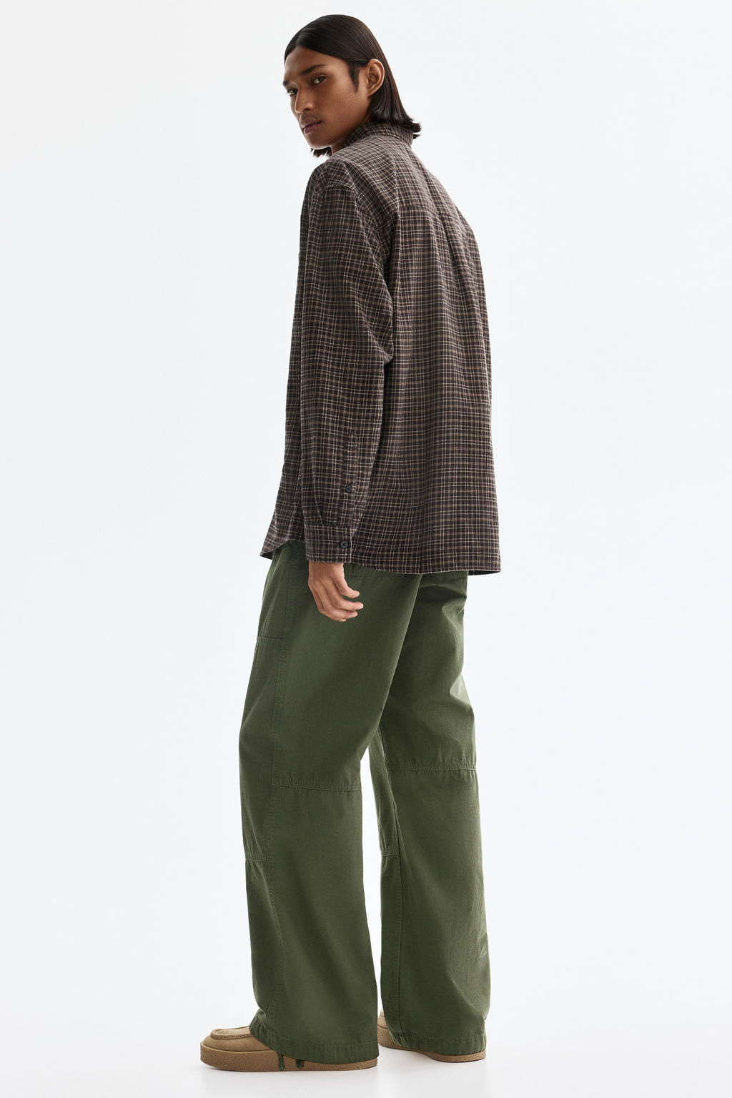Camisa de algod?n Relaxed Fit - H&m фото 5