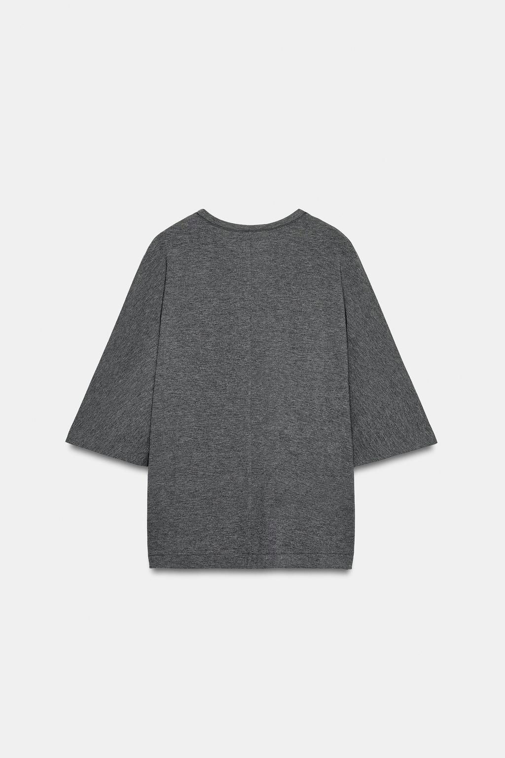 OVERSIZE FLOWING T-SHIRT - Zara фото 22