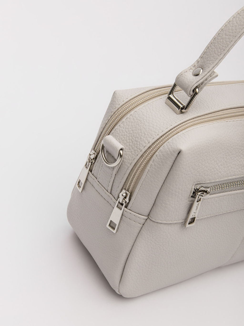 Светло-бежевый саквояж S.Lavia  фото 6