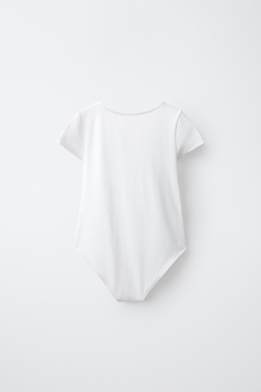 BODY POLIAMIDA MANGA CORTA / Blanco - Zara фото 4