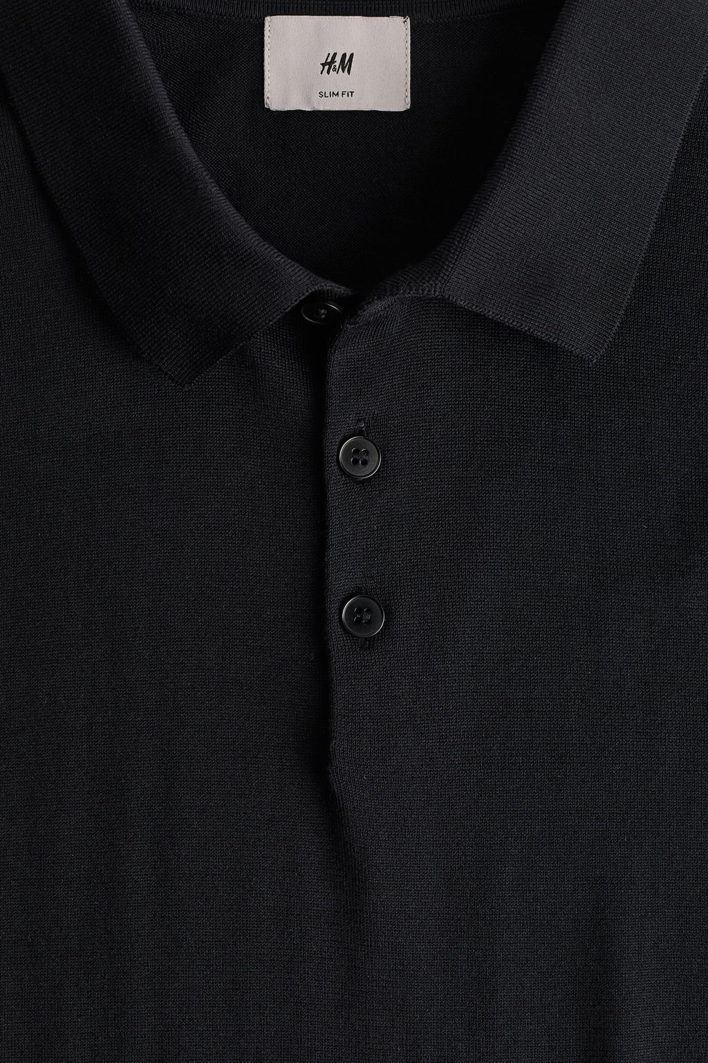 Polo en mezcla de seda Slim Fit - H&m фото 6