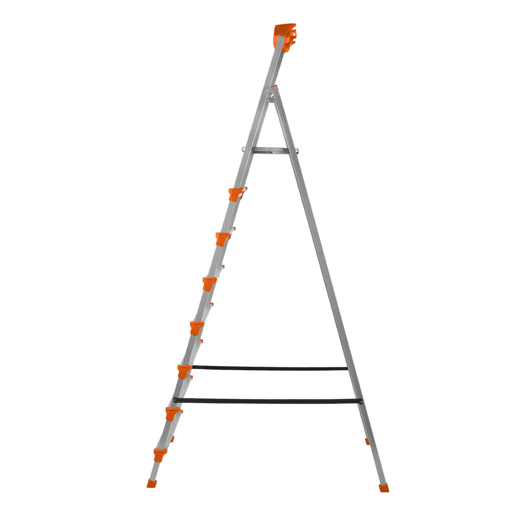 Стремянка широкие 8 ступеней (металл) СМ8 - Nika фото 6