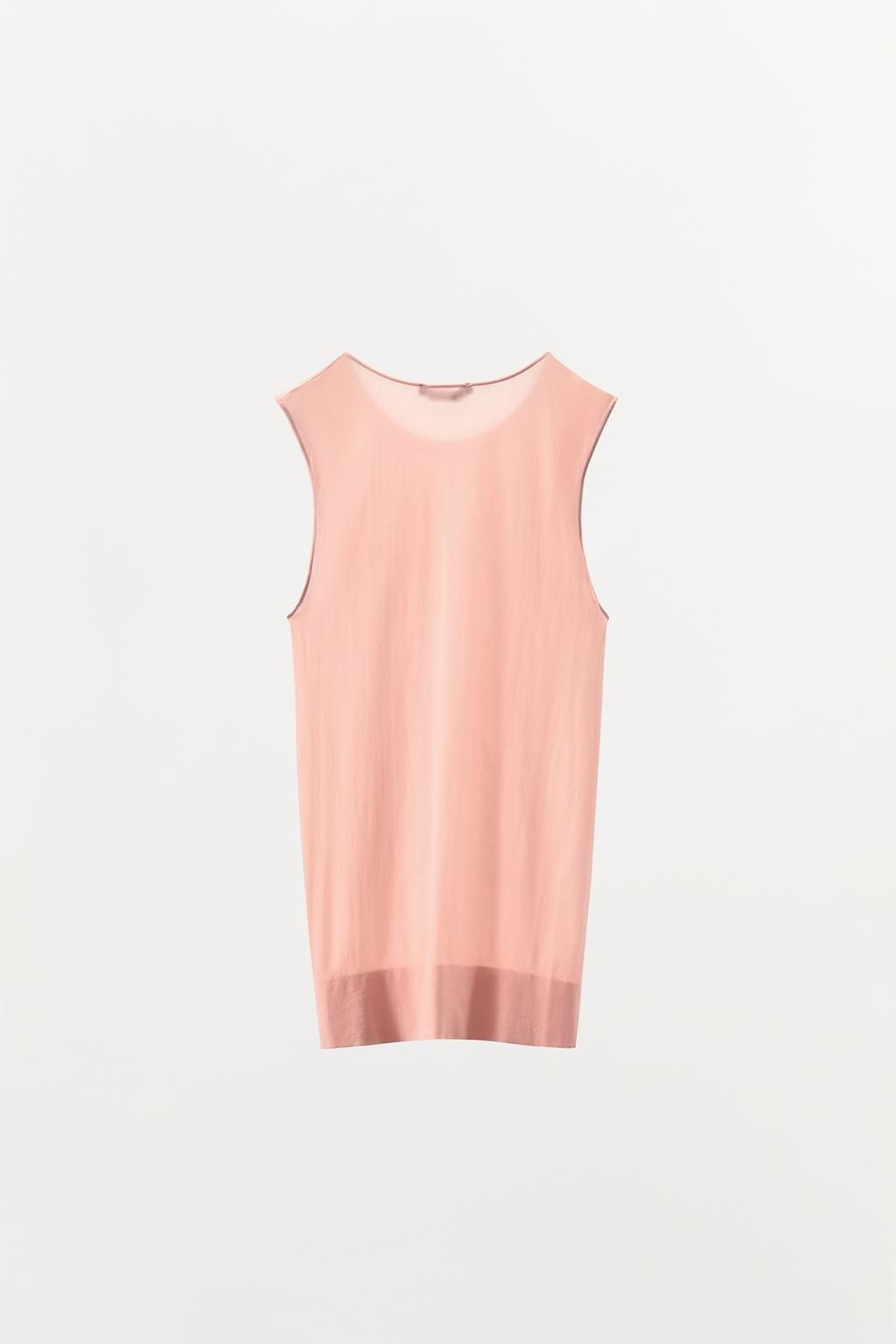 TOP WITH POLYAMIDE - Zara фото 6