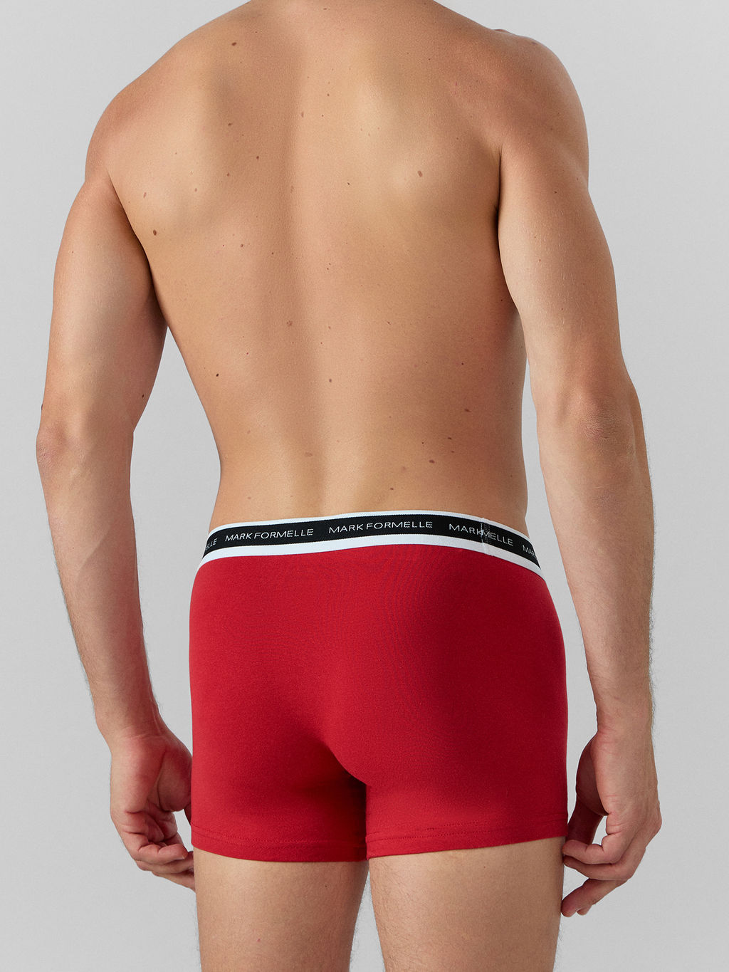 Цена за 2 штуки! Трусы боксеры мужские красные - Mark formelle фото 5