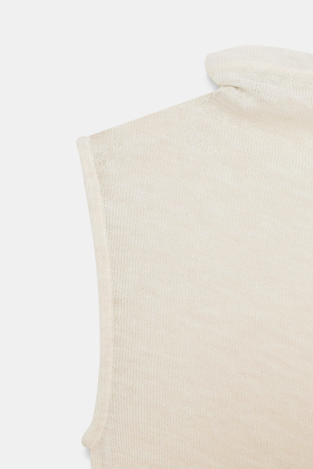 WOOL SLEEVELESS TOP - Zara фото 16