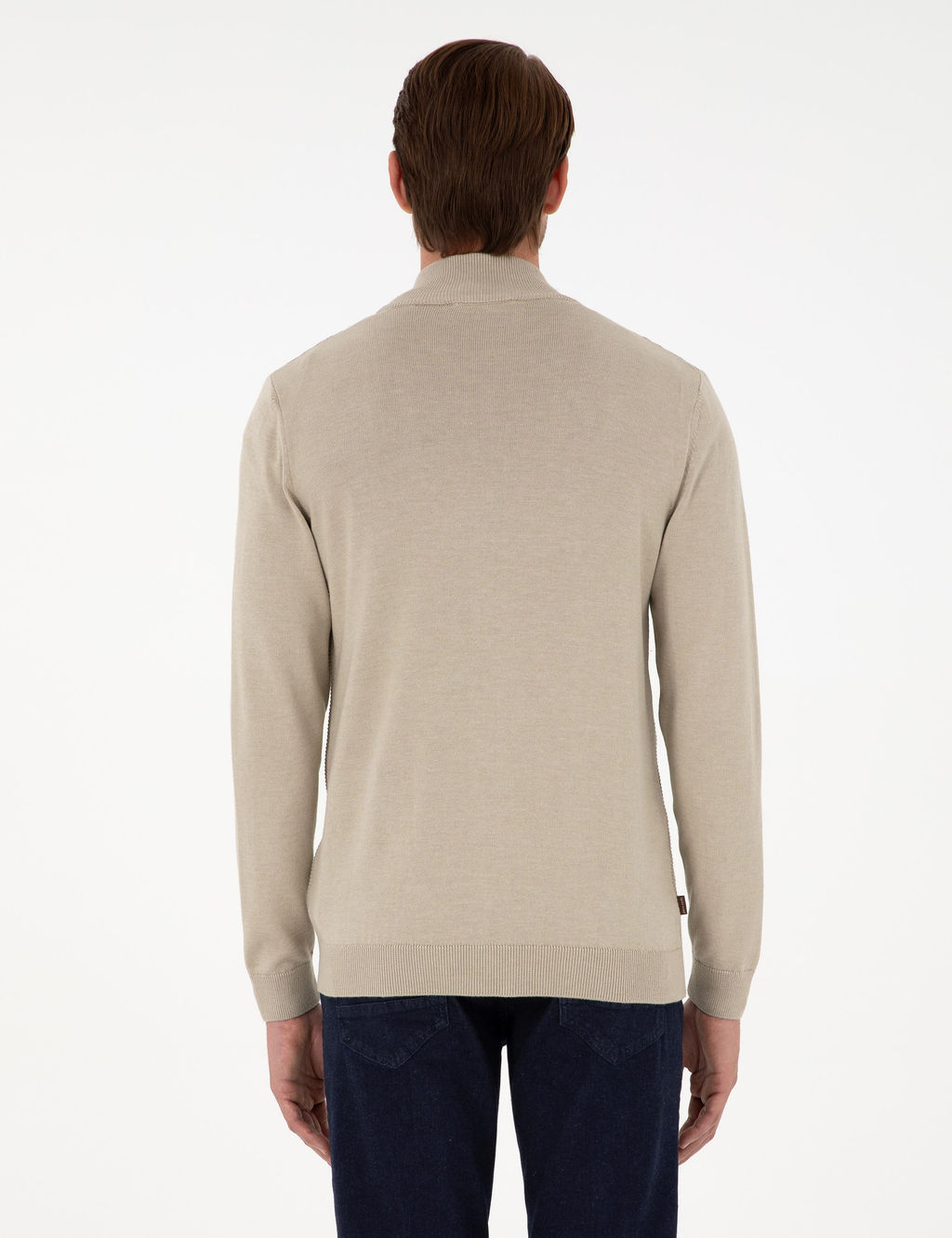 Kum Melanj Slim Fit Fermuarl_ Triko H_rka - Pierre cardin фото 5