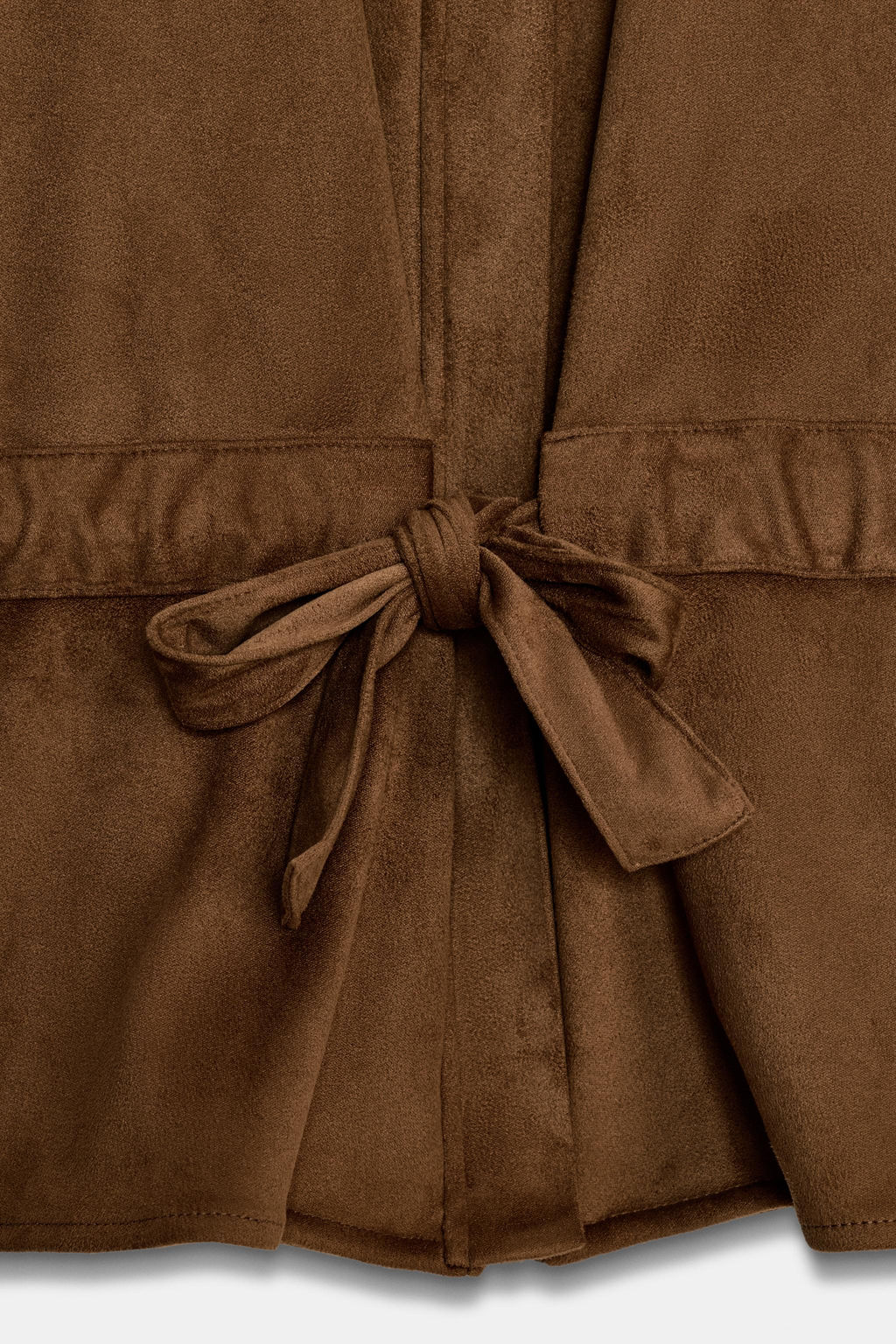 FAUX SUEDE SAFARI SHIRT - Zara фото 7