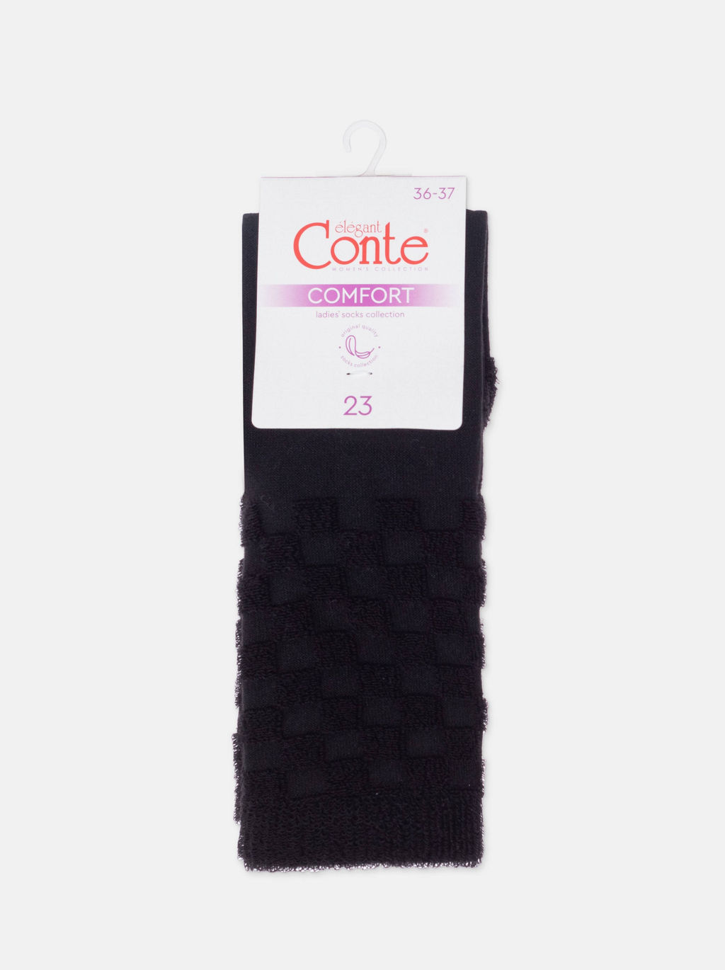 Цена за 2 пары. Носки теплые CONTE COMFORT Махровые носки из хлопка с объемными рисунками - Conte elegant фото 9