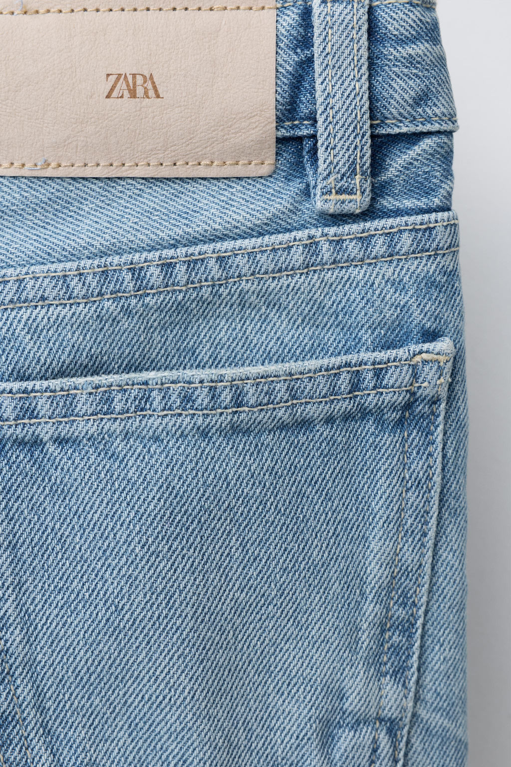 FADED WIDE-LEG JEANS - Zara фото 10