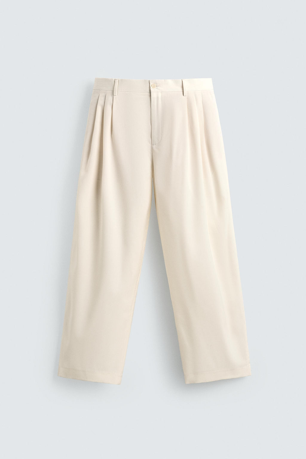 PLEATED WOOL BLEND TROUSERS - Zara фото 6