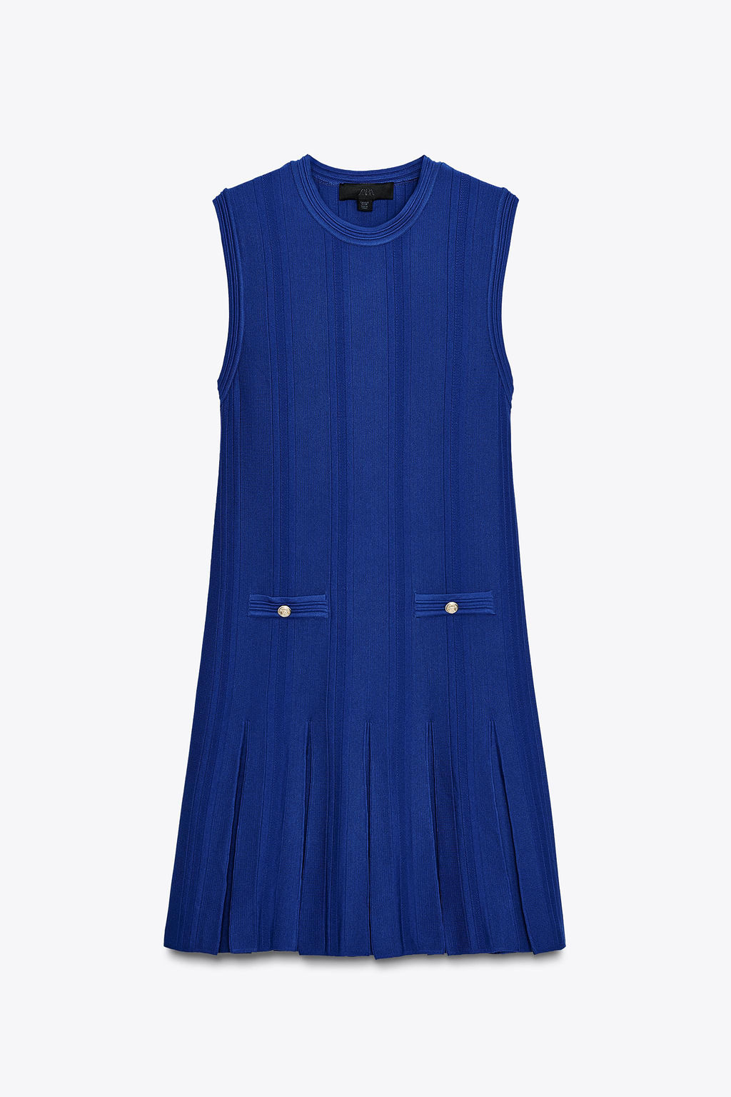 KNIT DRESS WITH BOX PLEATS - Zara фото 17