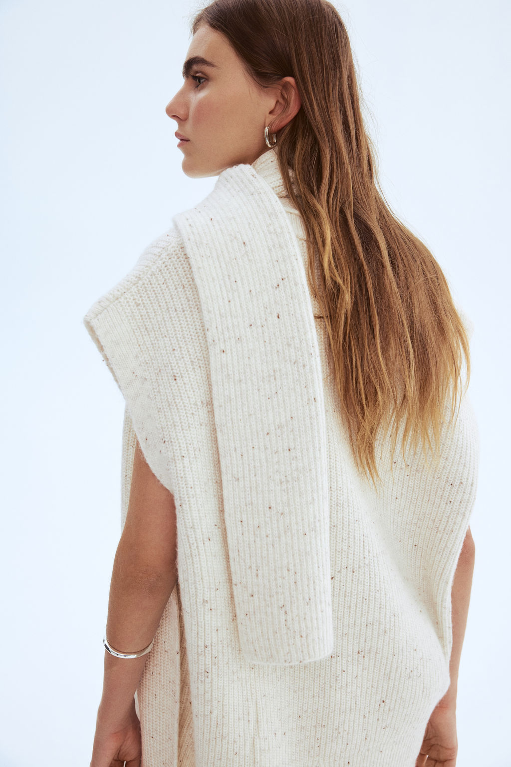 Su?ter sin mangas con cuello tipo bufanda - H&m фото 5