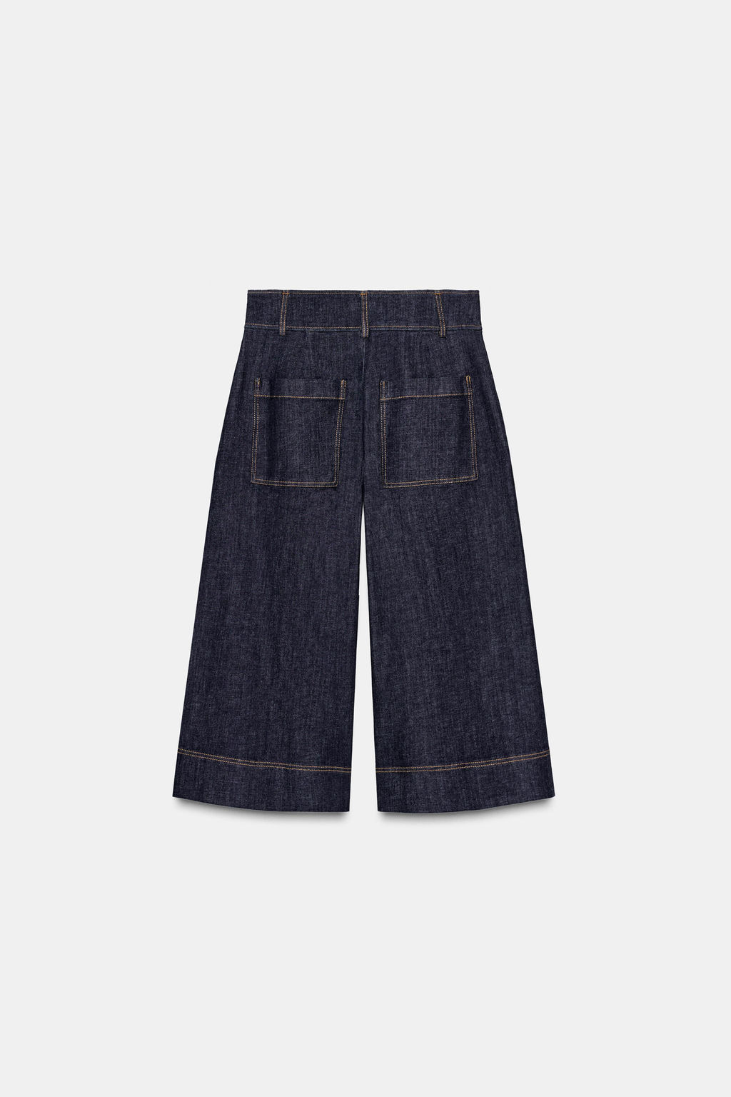 Z1975 LONG DENIM BERMUDA SHORTS WITH DARTS - Zara фото 9