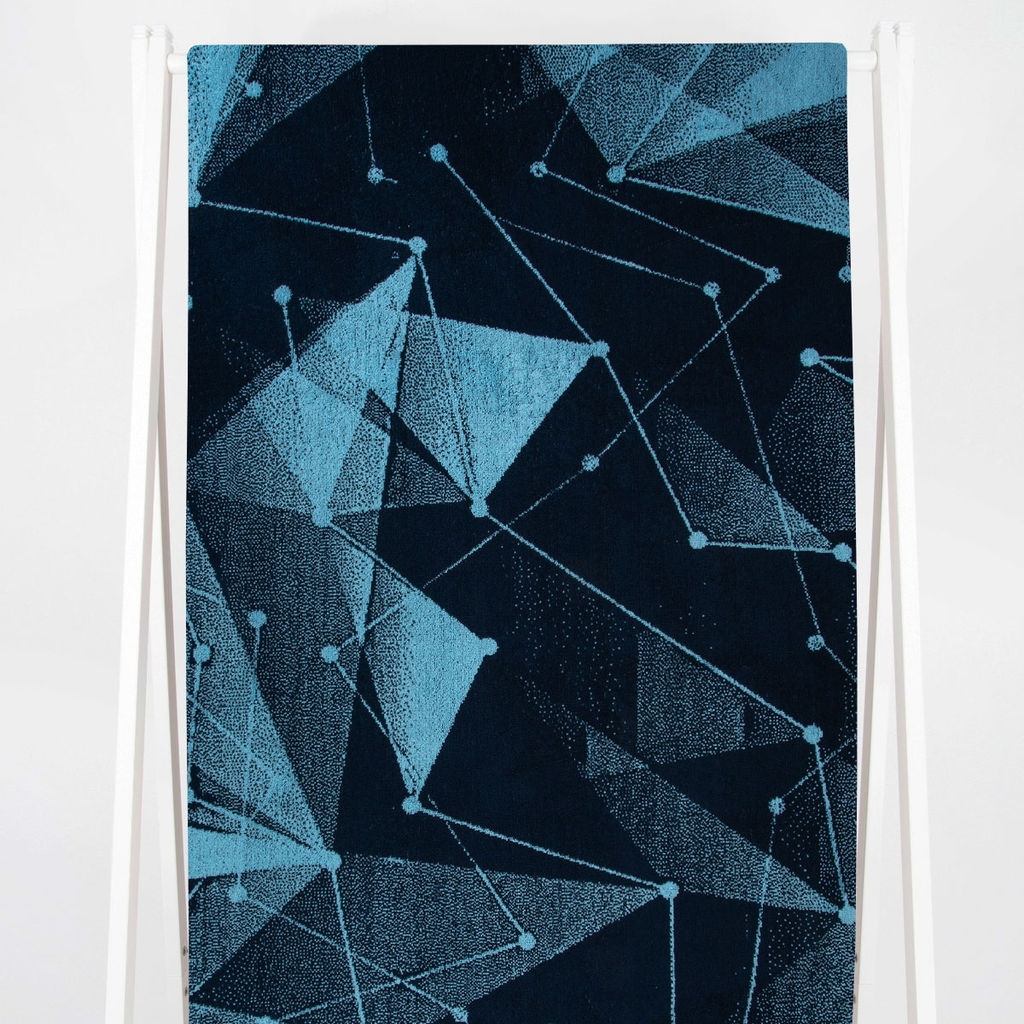 6с102.411ж1 Млечный путь(т.синий2) Полотенце махровое 67х150см