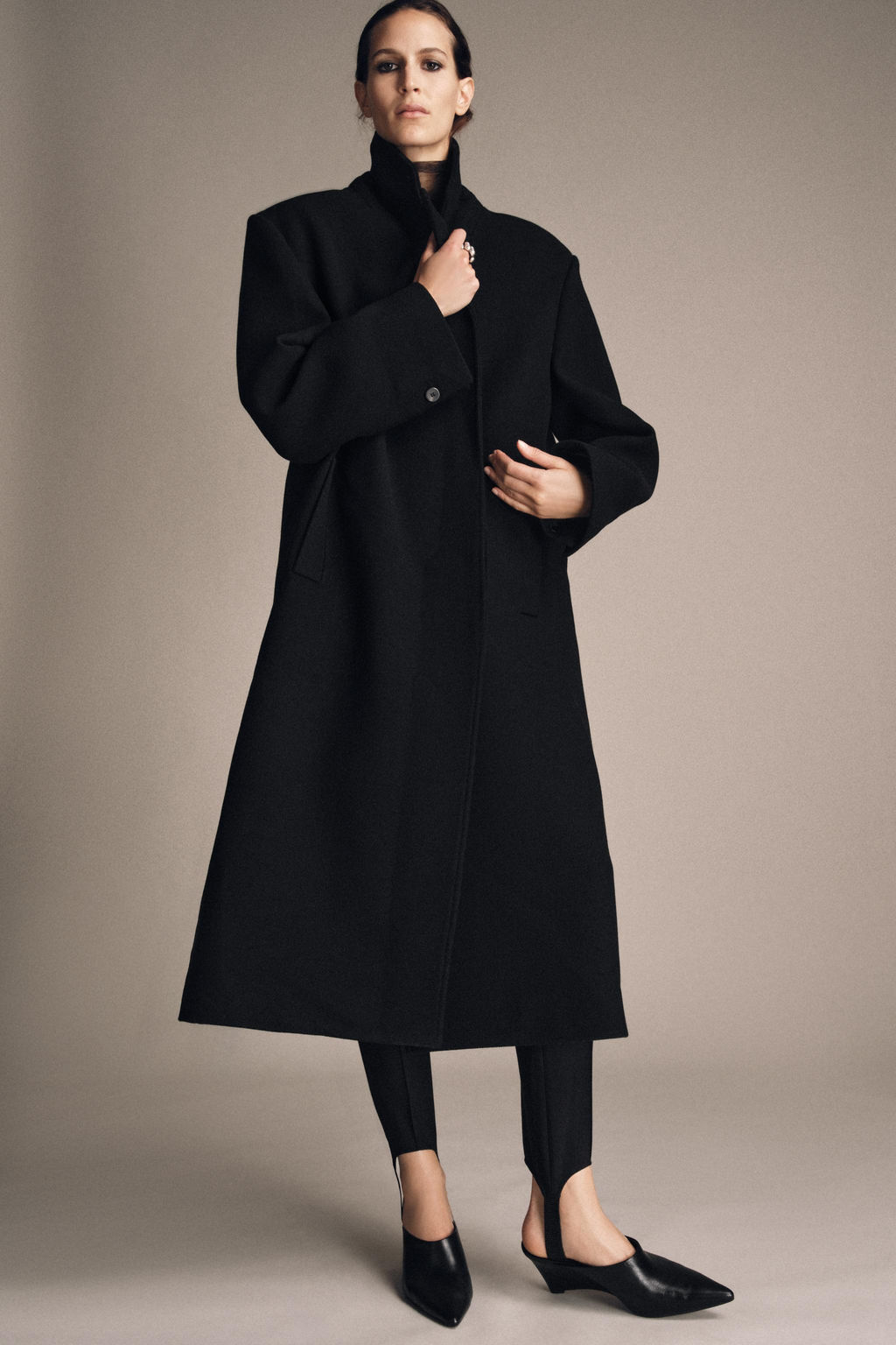 WOOL BLEND COAT ZW COLLECTION - Zara фото 6