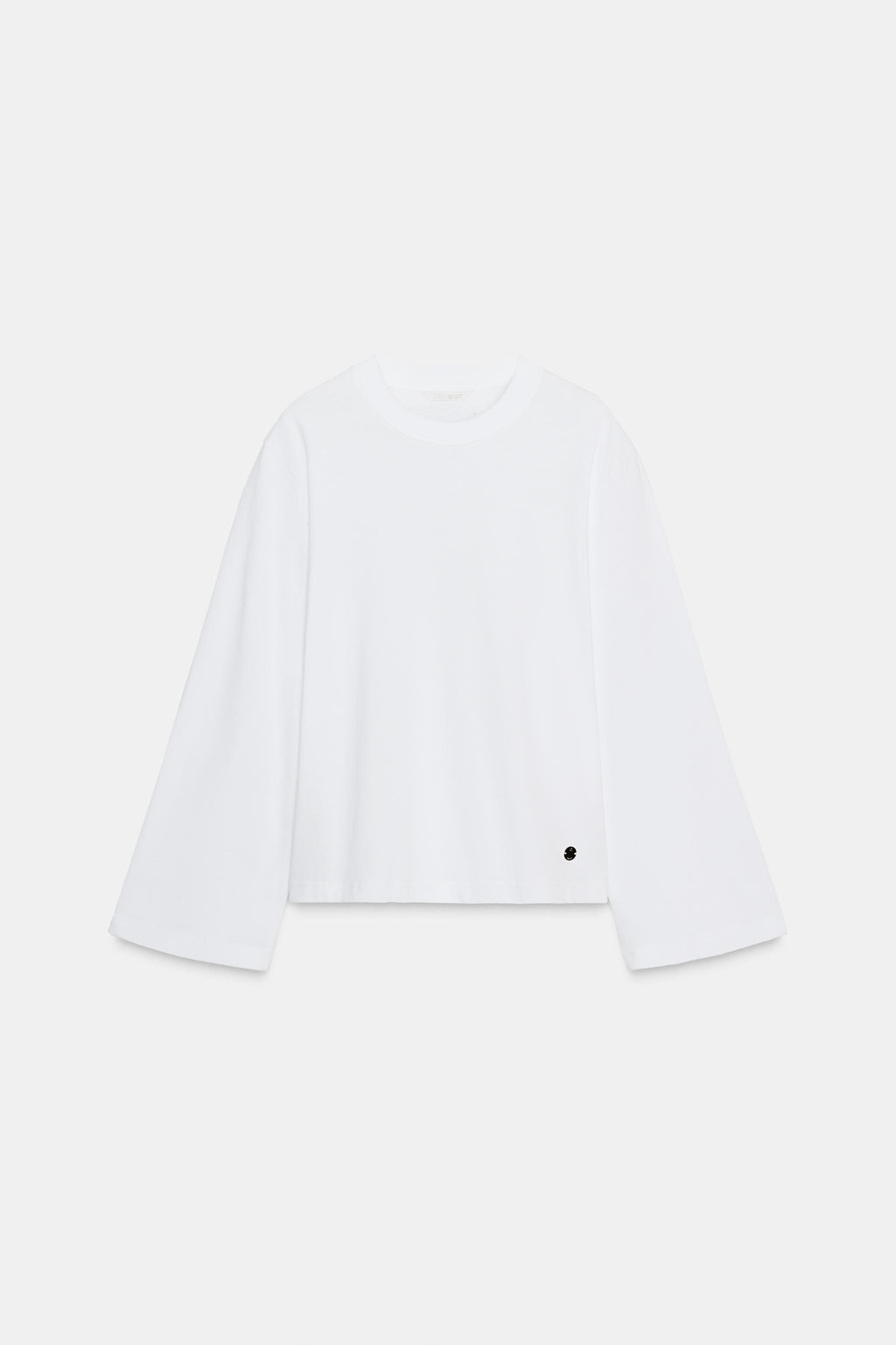 LONG SLEEVE LABEL T-SHIRT - Zara фото 6