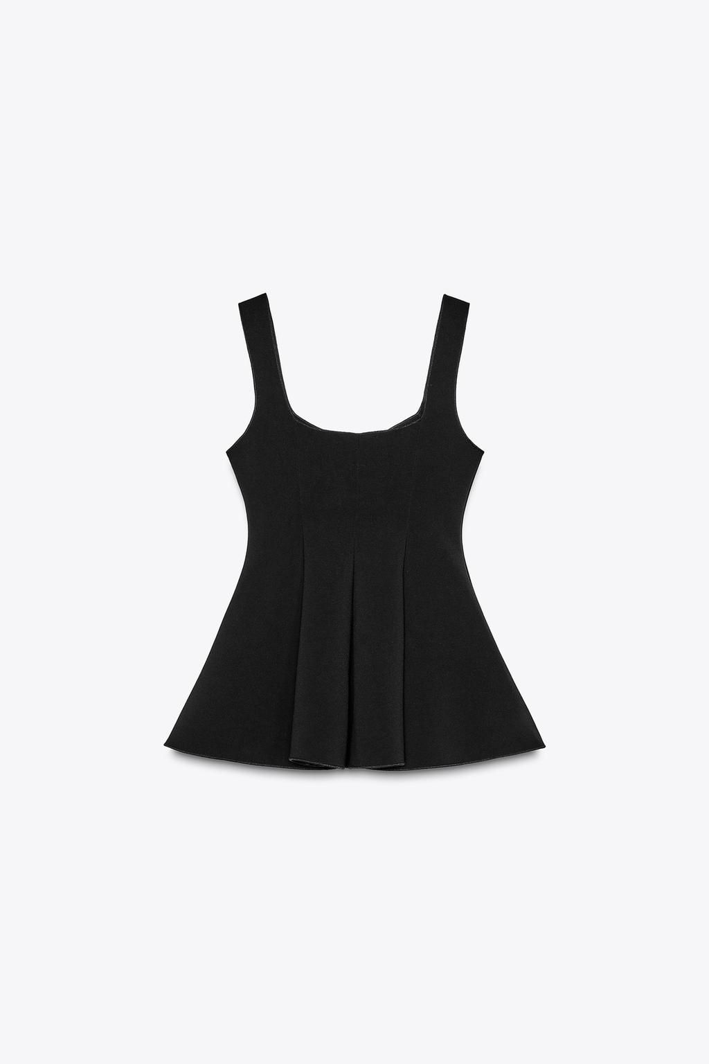 PEPLUM STRETCH TOP - Zara фото 16
