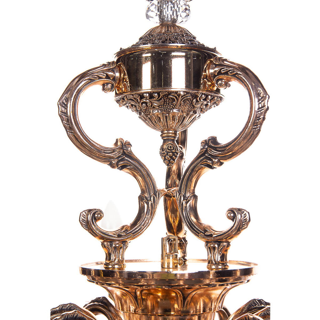 Люстра подвесная в стиле барокко "Amazzoni" 10*40Вт Е14 8553