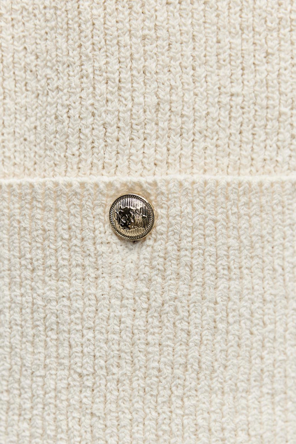 PLAIN KNIT TOP - Zara фото 14