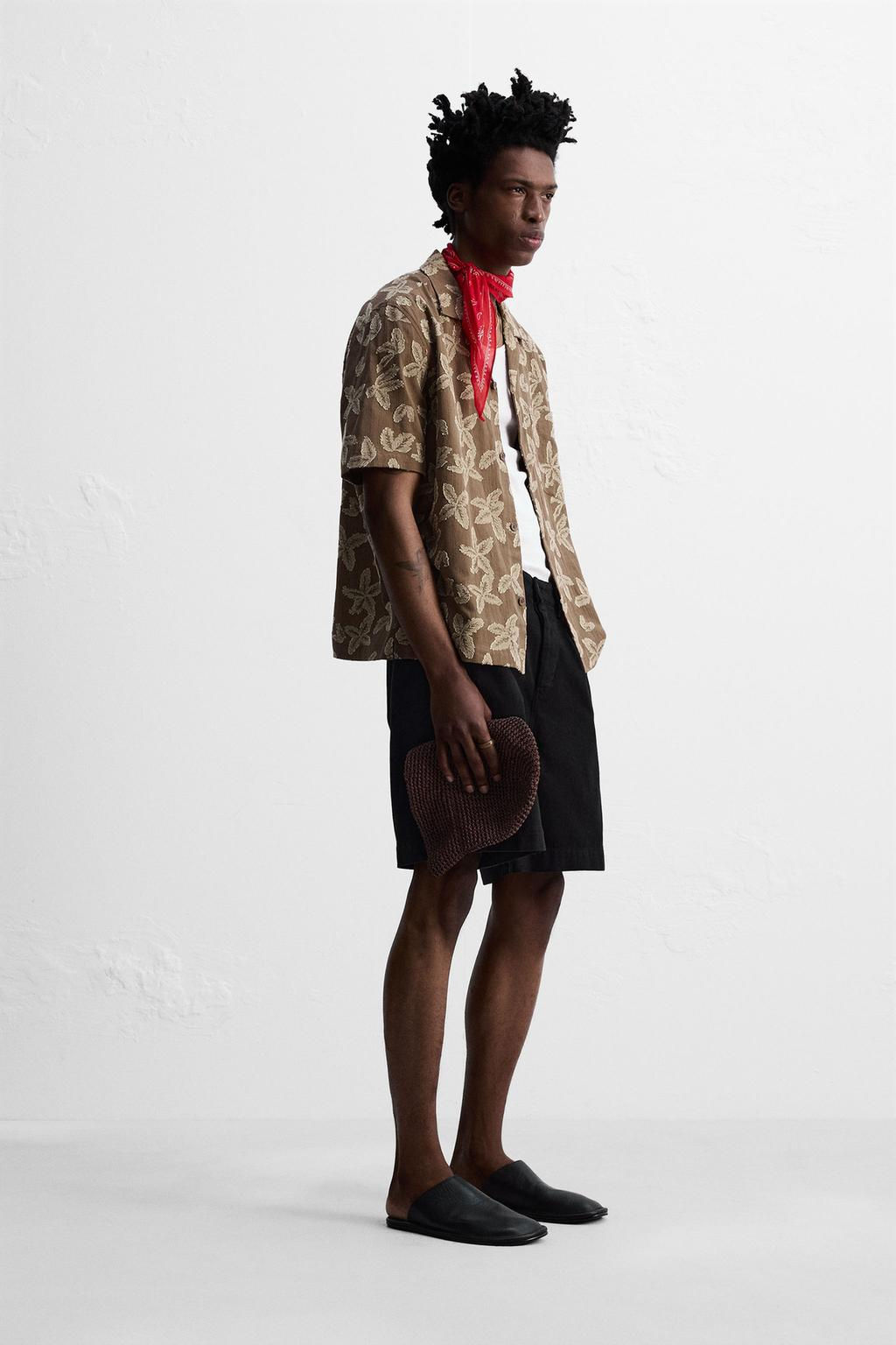 FLORAL JACQUARD SHIRT  OTIS KWAME KYE QUAICOE - Zara фото 4