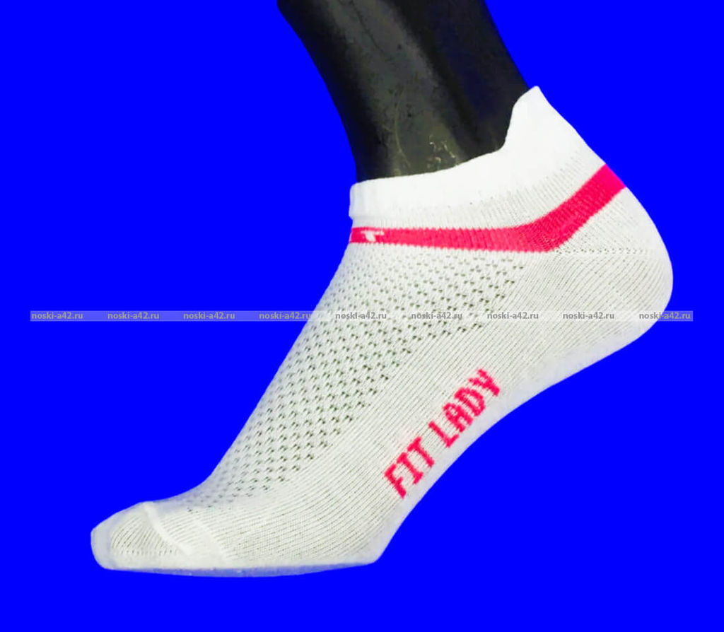 Цена за 10 пар. Золотая Игла носки женские спортивные с лайкрой арт. с-402