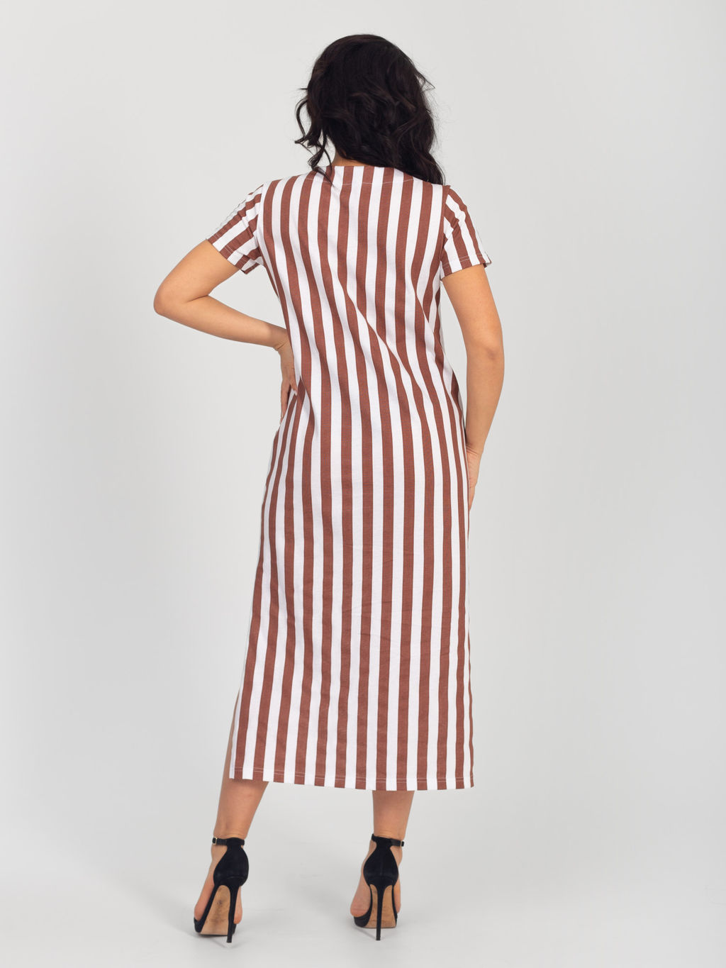 Платье женское кулирка КЕЛЛИ ШОКОЛАД - Domtrik Домашний трикотаж фото 6